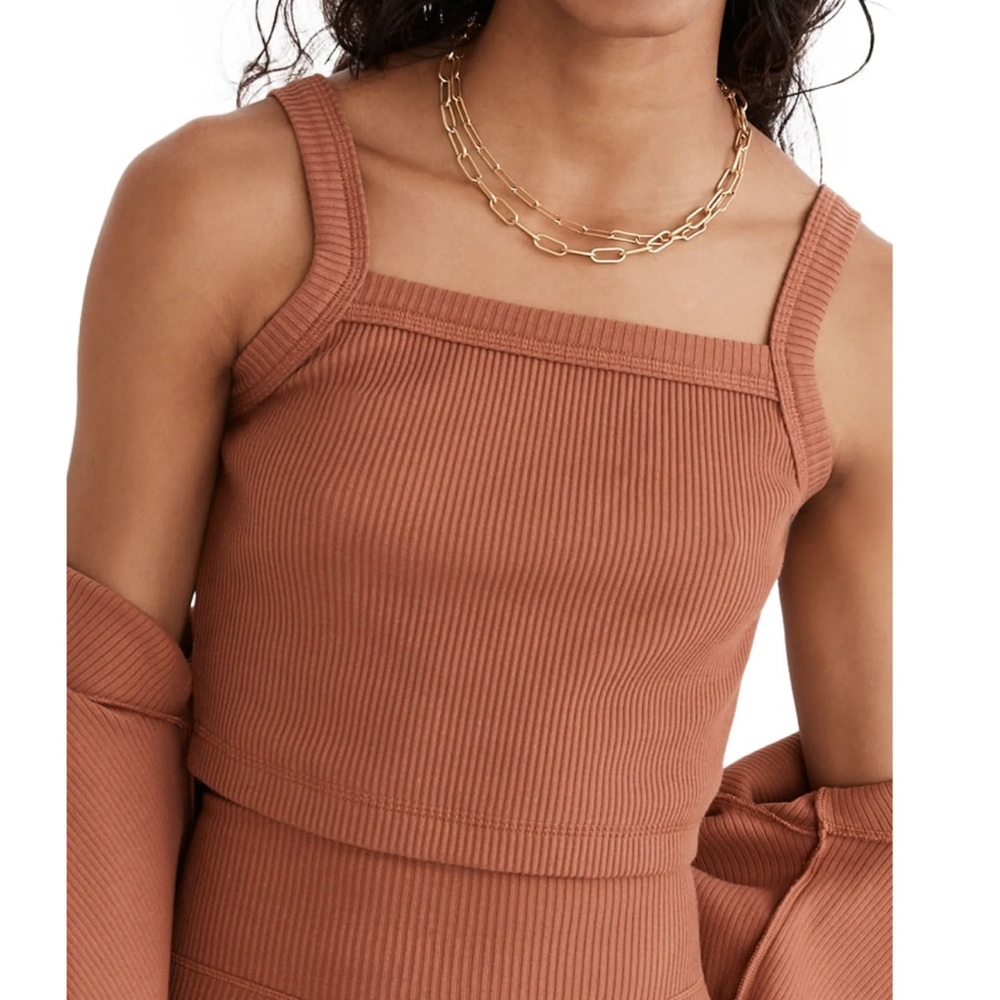 Madewell MWL Superribbed Crop Tank